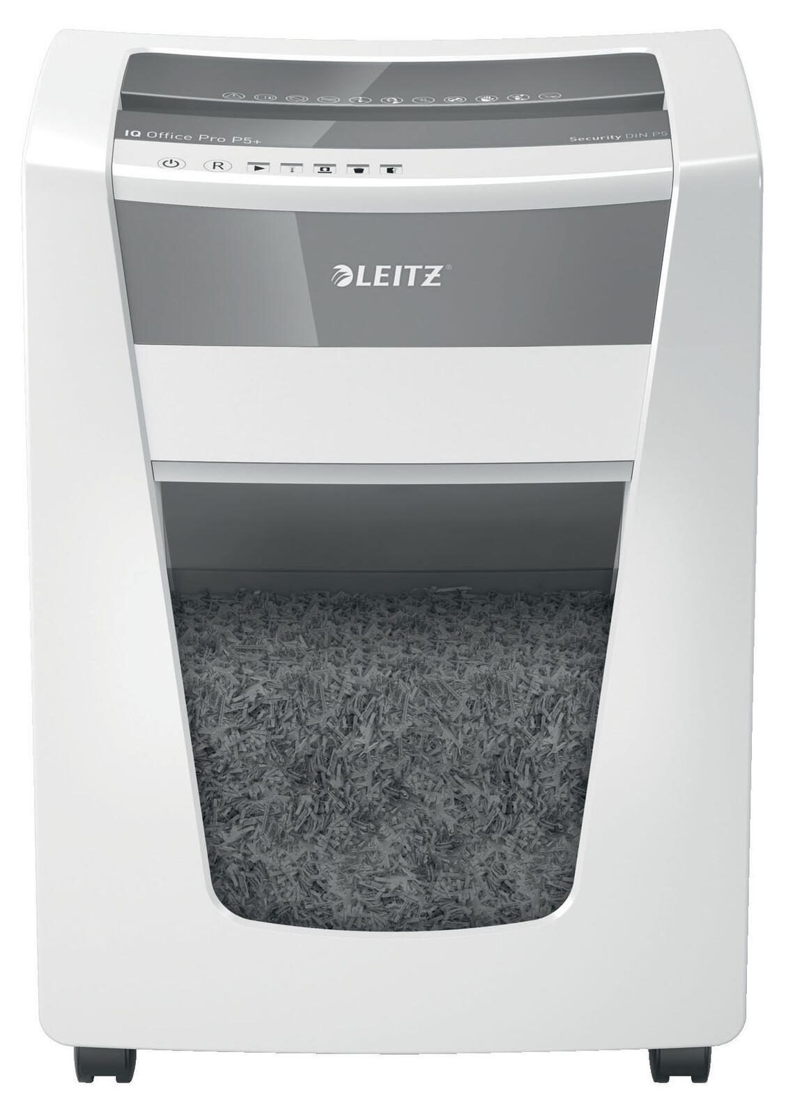 LEITZ IQ Office Pro Aktenvernichter mit Partikelschnitt