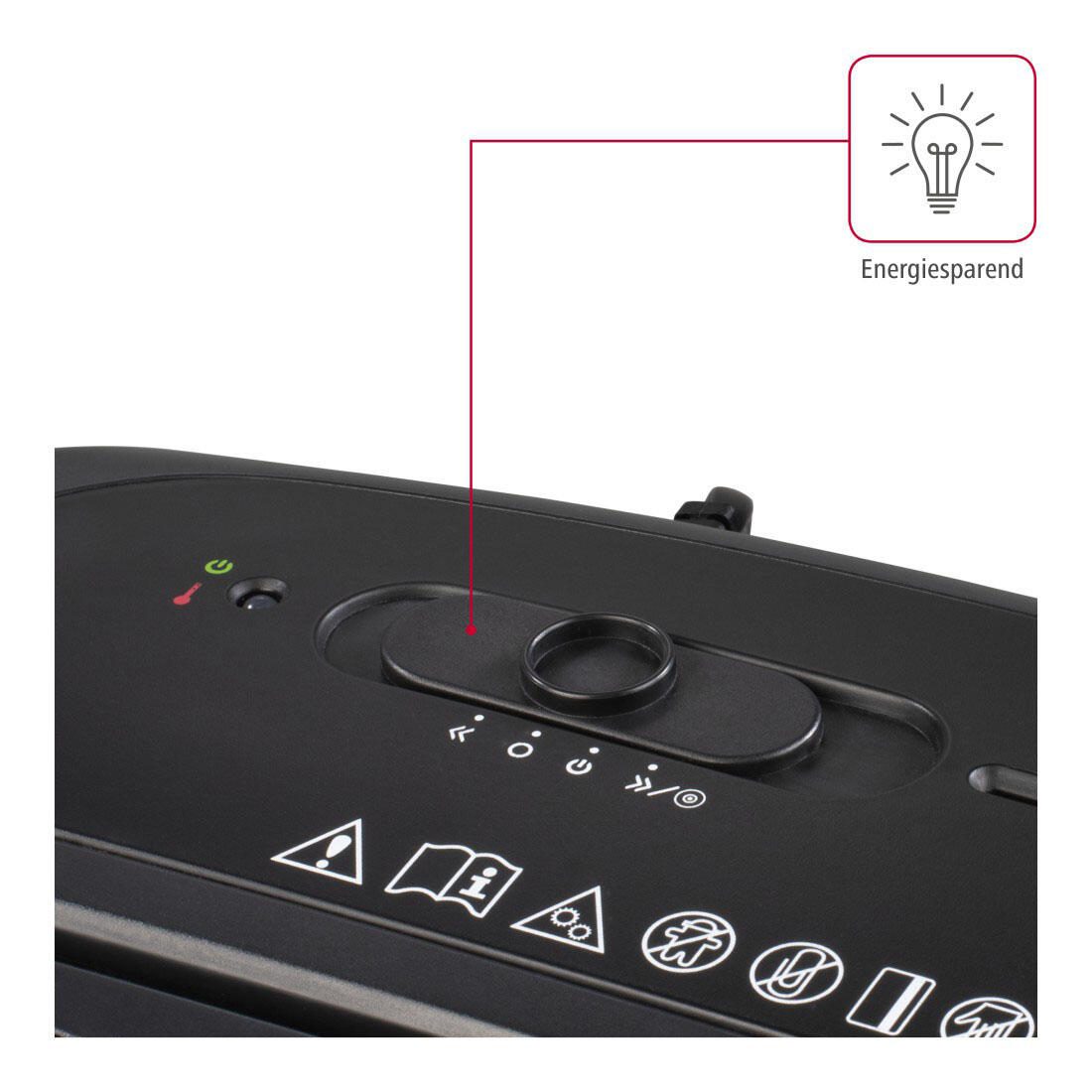 Hama Home X12CD Aktenvernichter mit Partikelschnitt