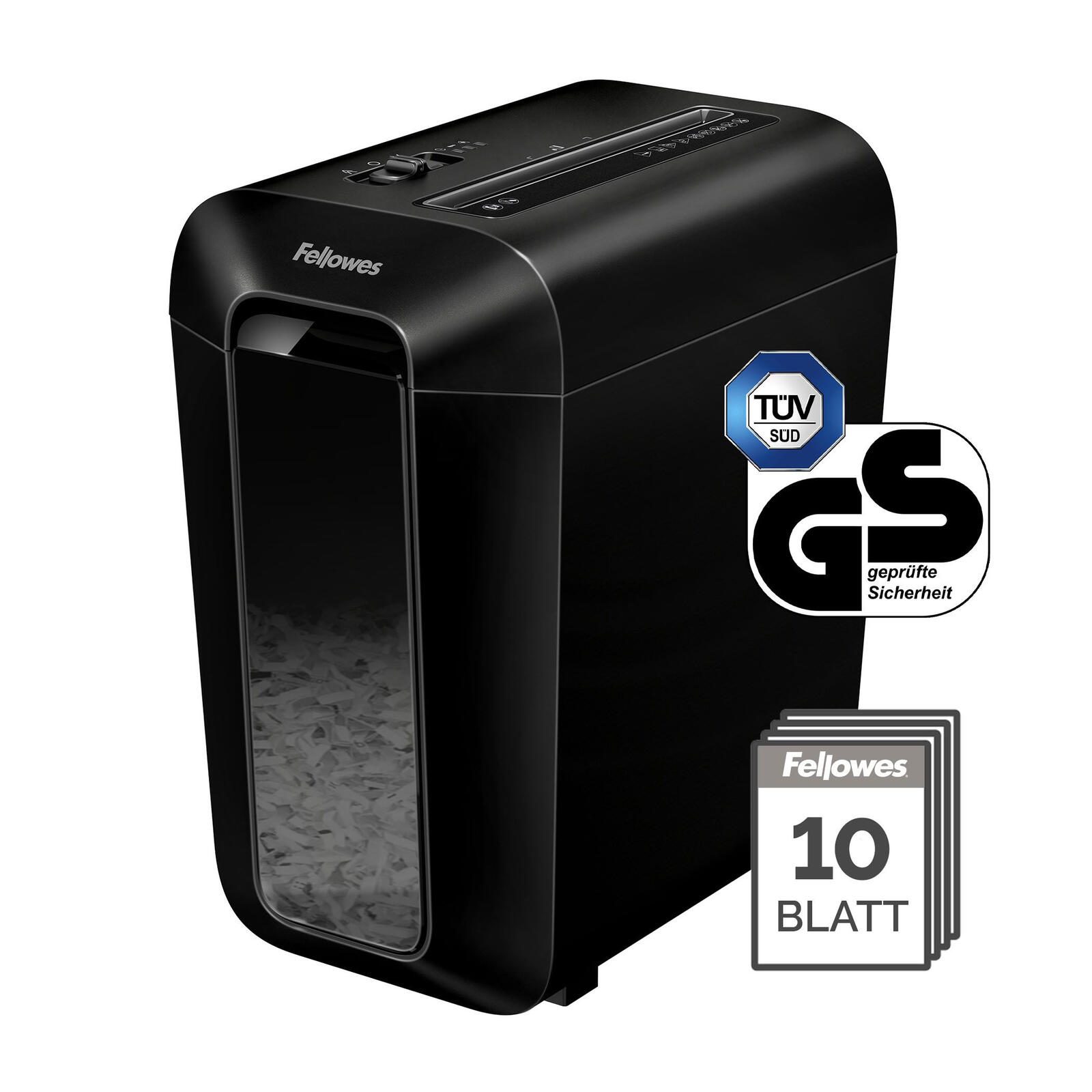 Fellowes Powershred LX65 Aktenvernichter mit Partikelschnitt