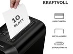 Fellowes Powershred LX65 Aktenvernichter mit Partikelschnitt