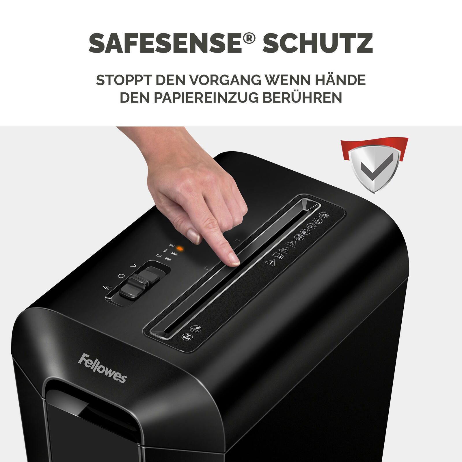 Fellowes Powershred LX65 Aktenvernichter mit Partikelschnitt