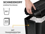 Fellowes Powershred LX65 Aktenvernichter mit Partikelschnitt