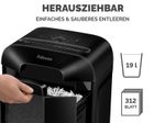 Fellowes Powershred LX85 Aktenvernichter mit Partikelschnitt
