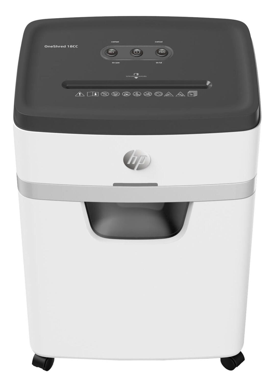 HP OneShred 18CC Aktenvernichter mit Partikelschnitt