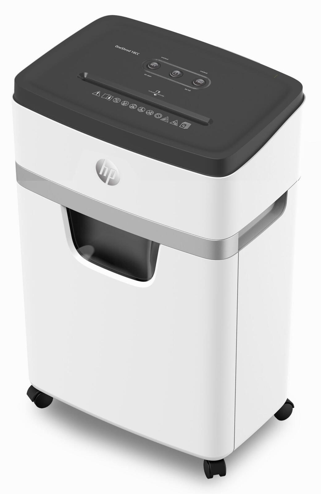 HP OneShred 18CC Aktenvernichter mit Partikelschnitt