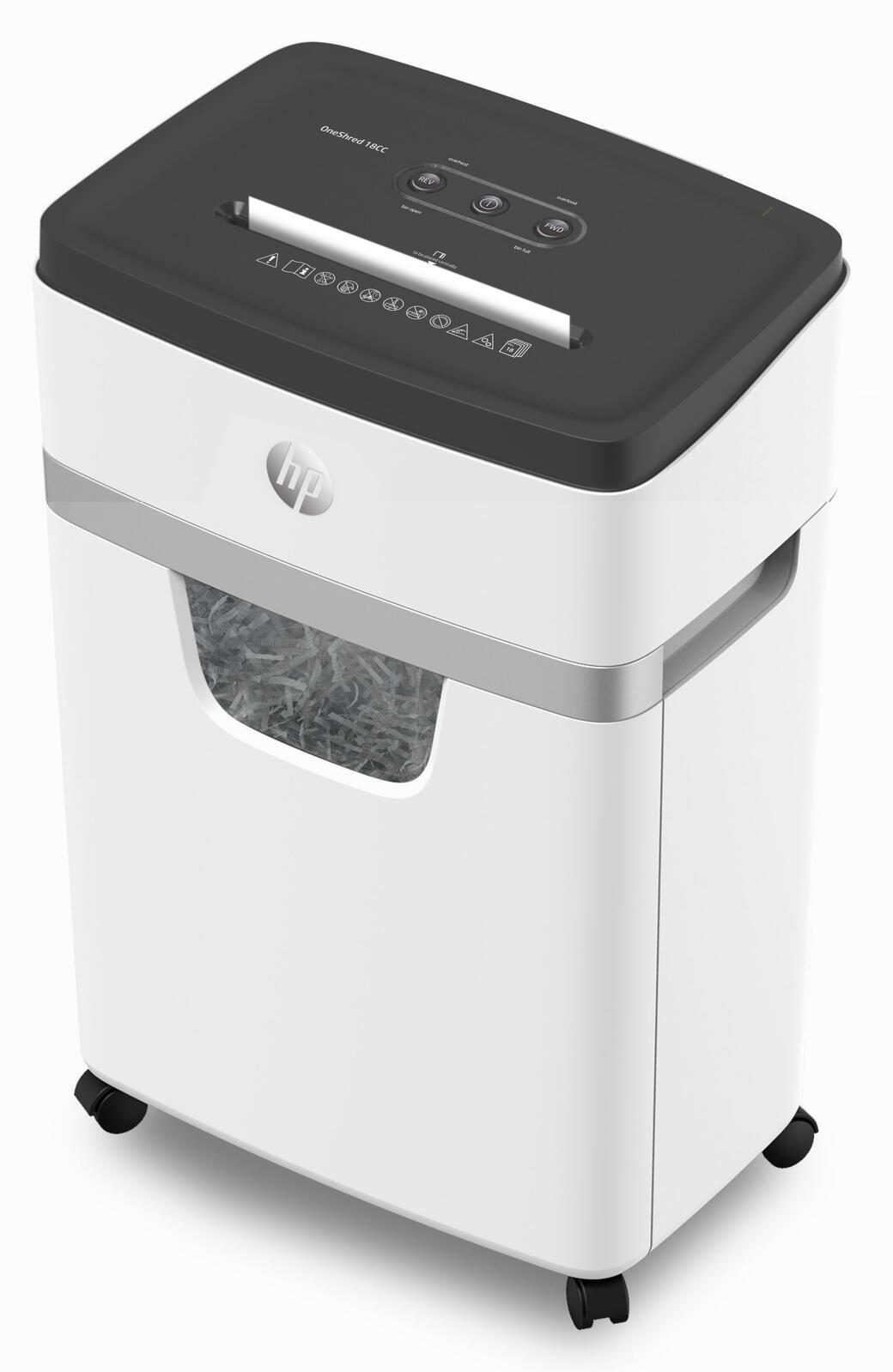 HP OneShred 18CC Aktenvernichter mit Partikelschnitt