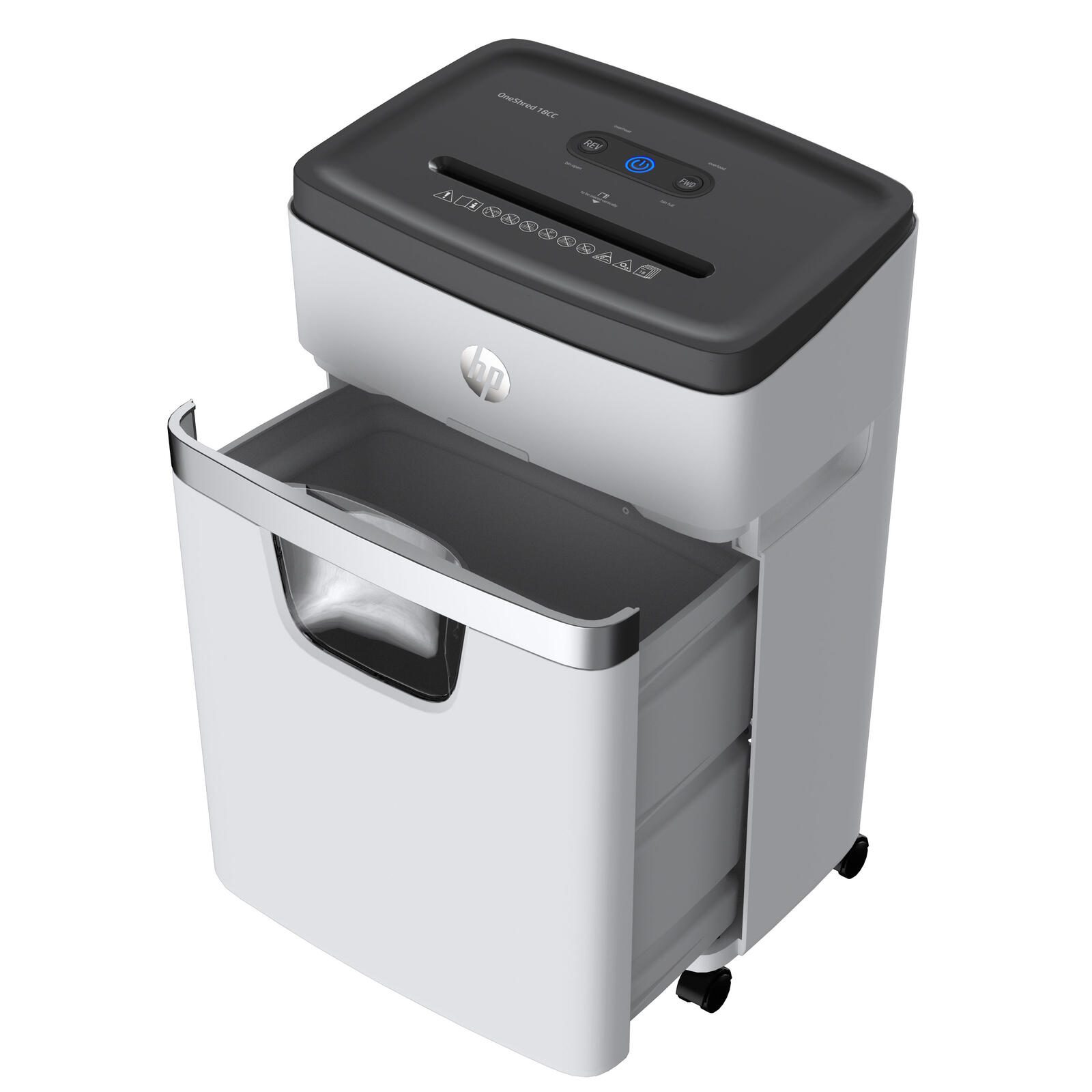 HP OneShred 18CC Aktenvernichter mit Partikelschnitt