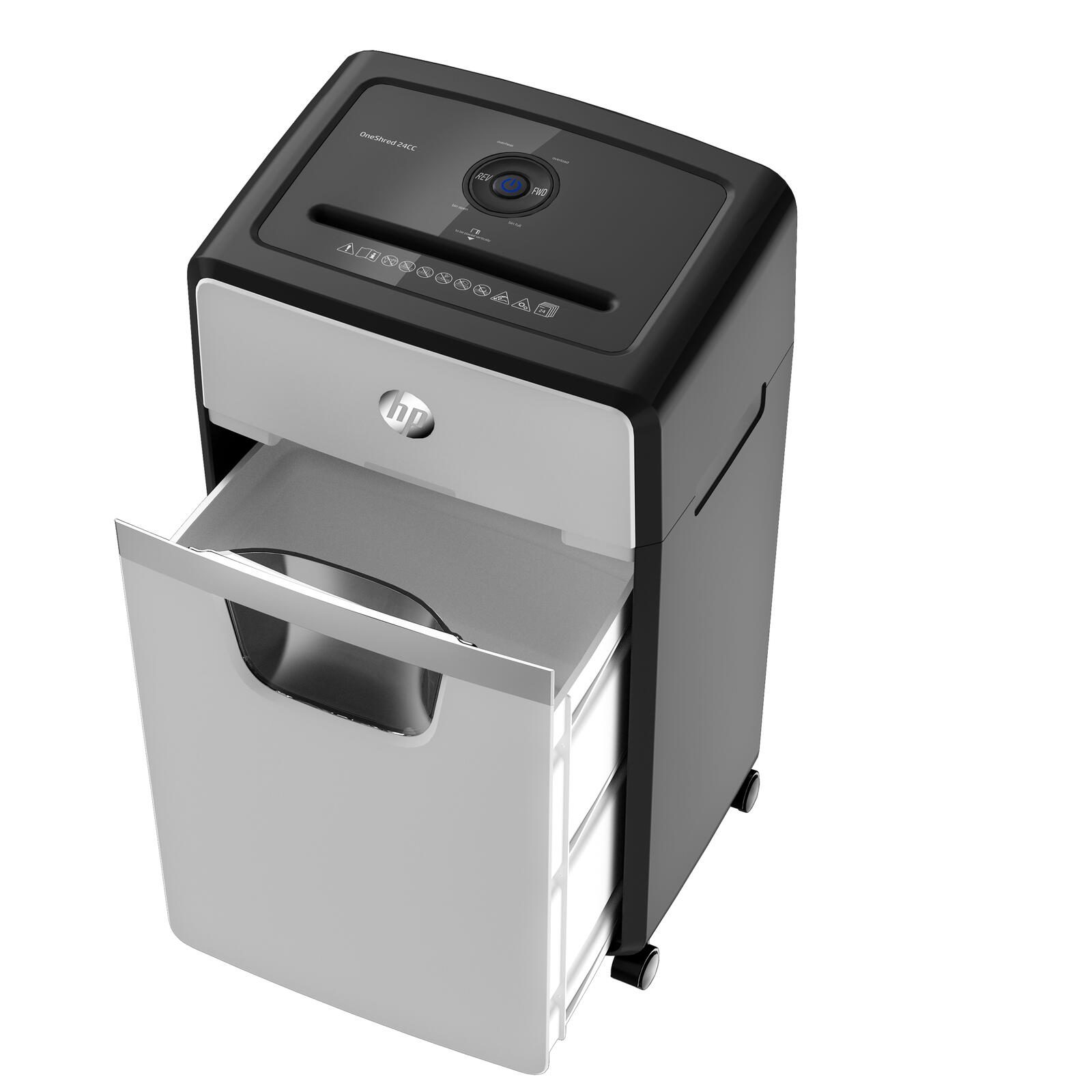 HP OneShred 24CC Aktenvernichter mit Partikelschnitt