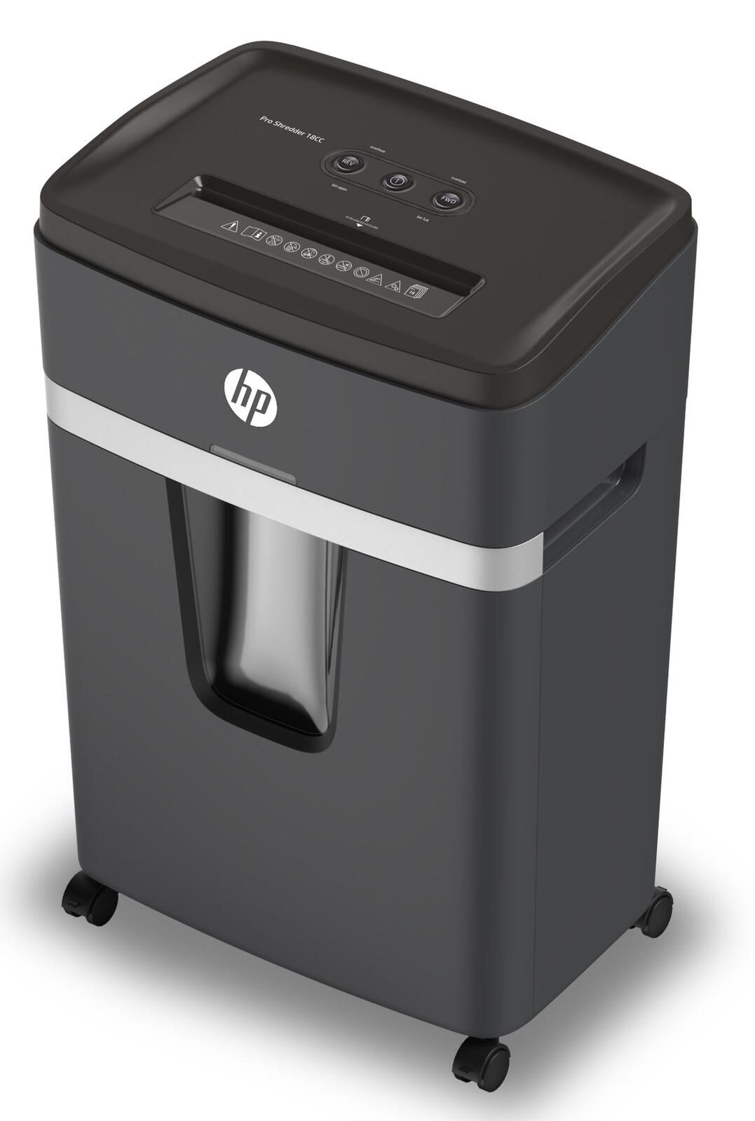 HP Pro Shredder 18CC Aktenvernichter mit Partikelschnitt