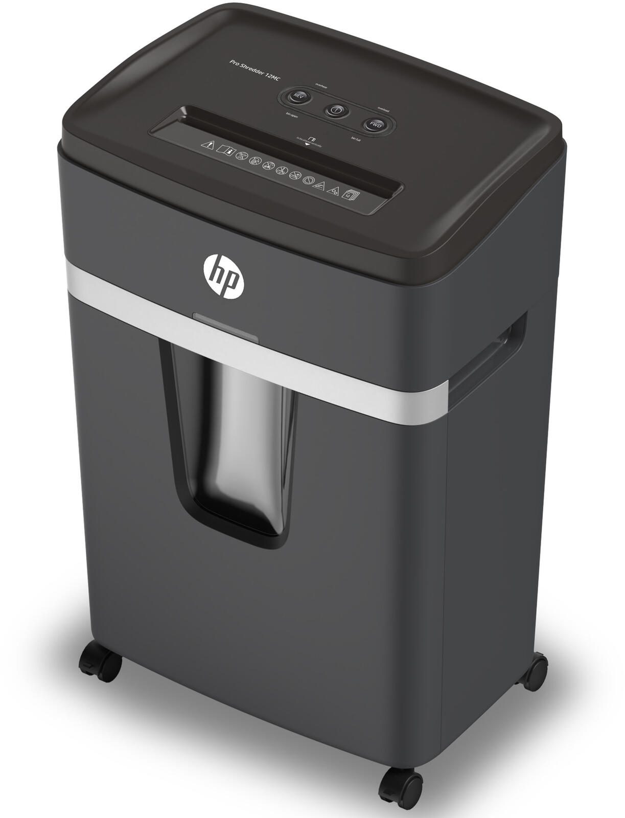 HP Pro Shredder 12MC Aktenvernichter mit Partikelschnitt