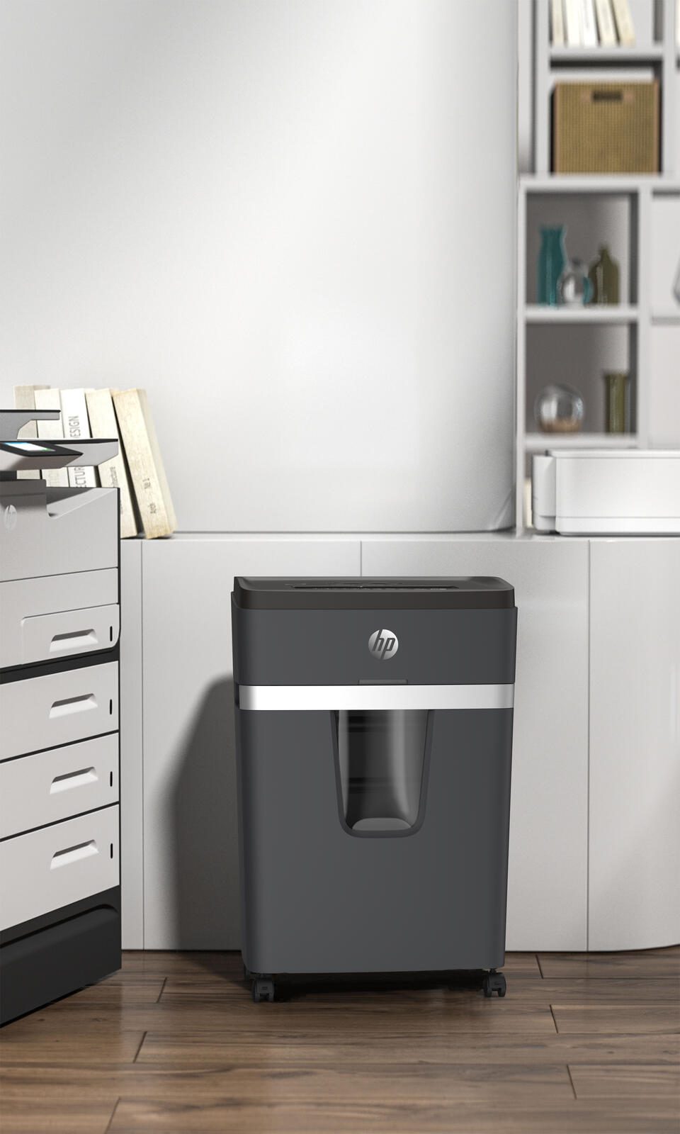 HP Pro Shredder 12MC Aktenvernichter mit Partikelschnitt