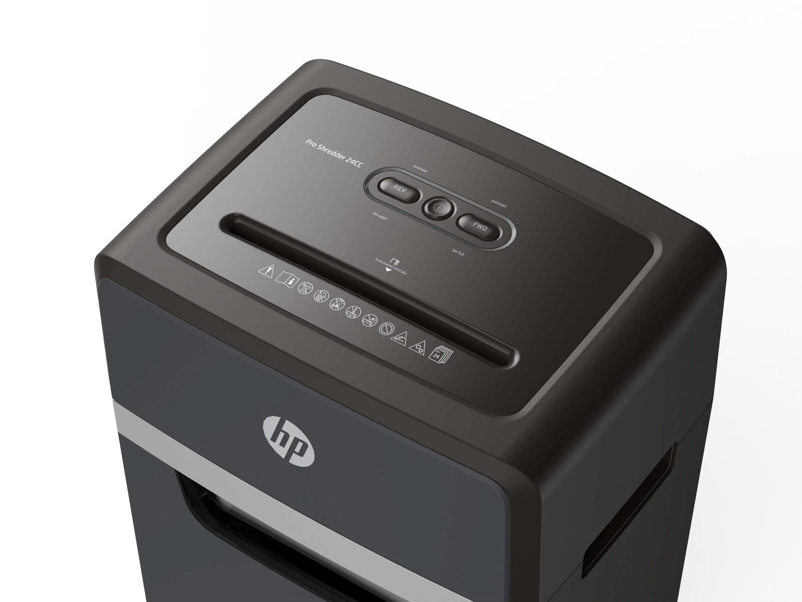 HP Pro Shredder 24CC Aktenvernichter mit Partikelschnitt