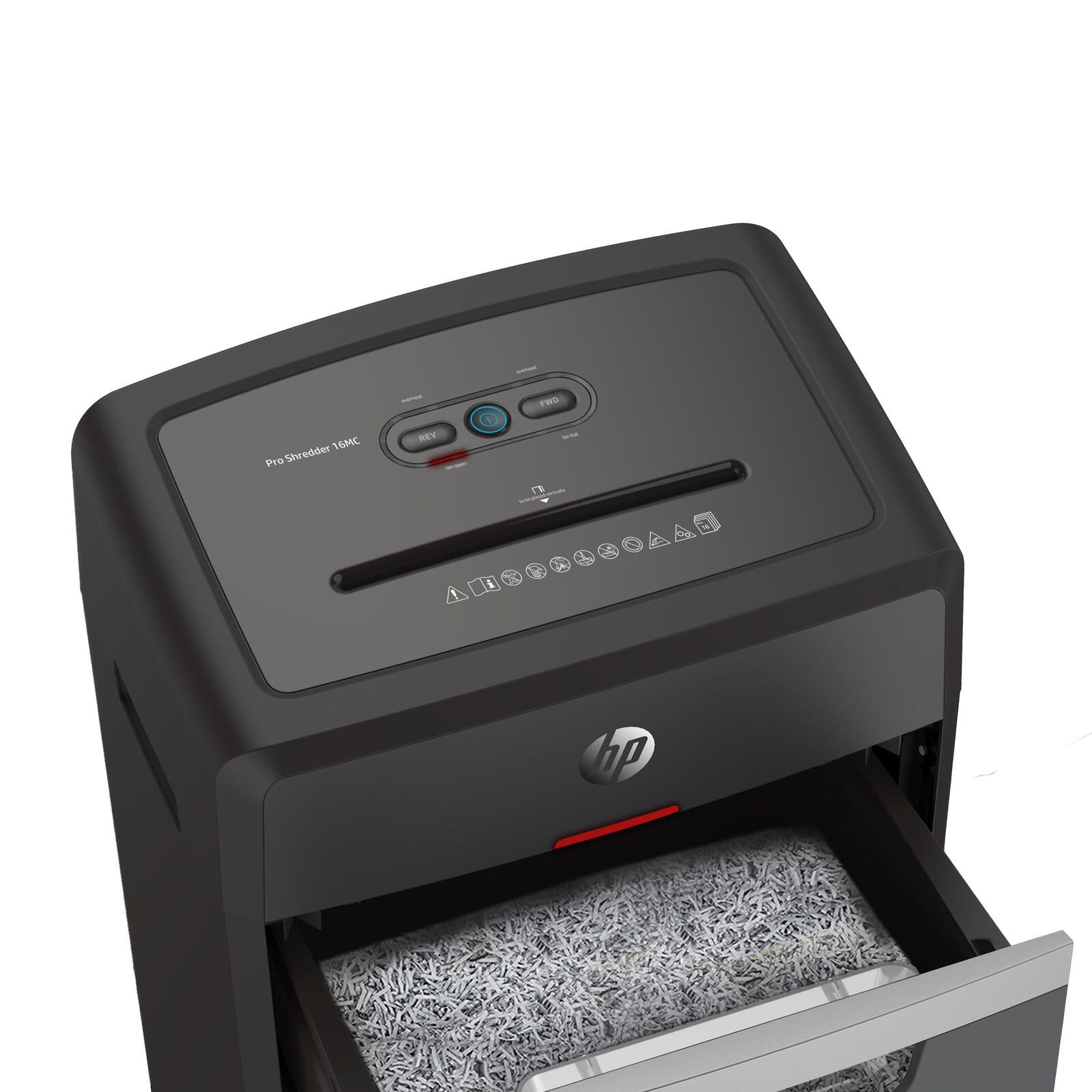 HP Pro Shredder 16MC Aktenvernichter mit Partikelschnitt