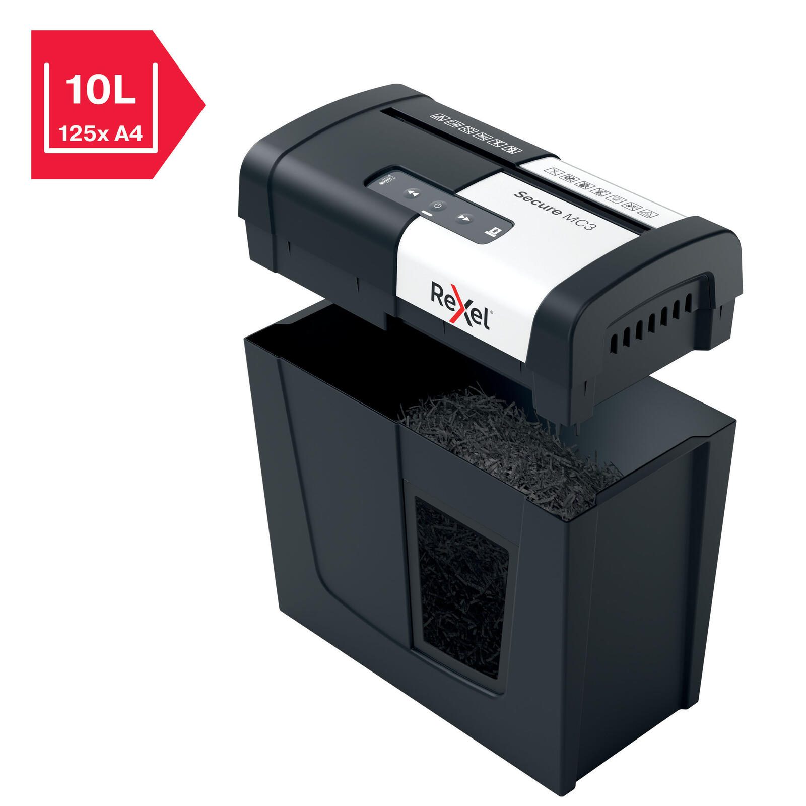 Rexel Secure MC3 Aktenvernichter mit Partikelschnitt