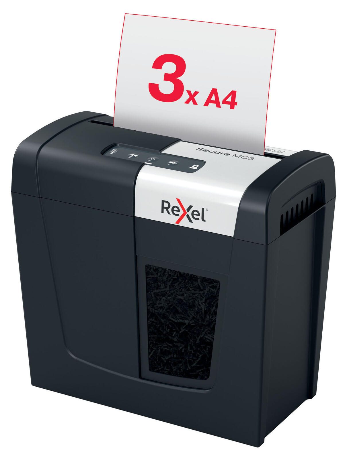 Rexel Secure MC3 Aktenvernichter mit Partikelschnitt