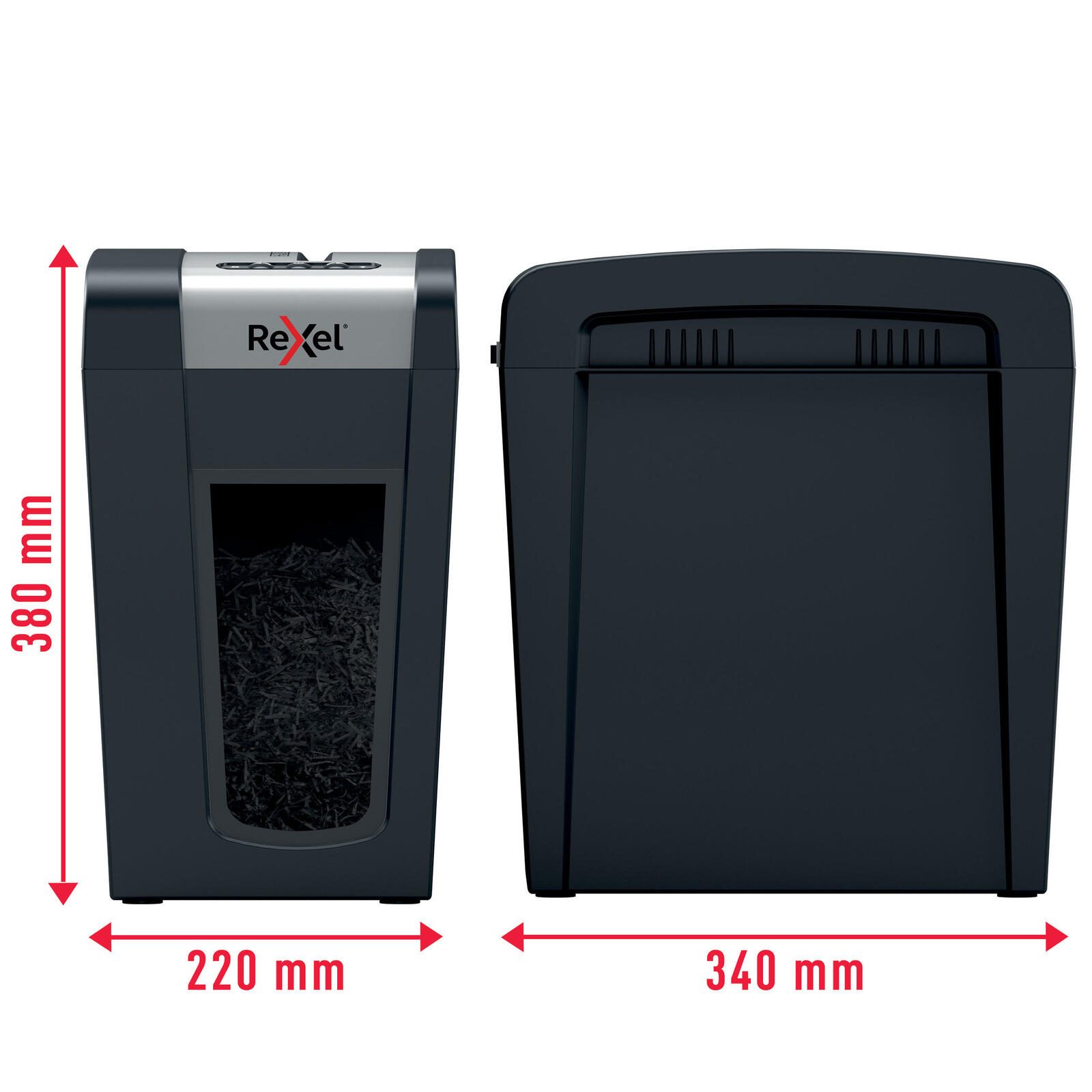 Rexel Secure MC6-SL Aktenvernichter mit Partikelschnitt