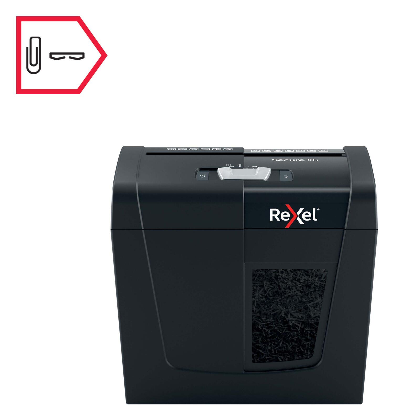 Rexel Secure X6 Aktenvernichter mit Partikelschnitt