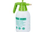 relaxdays Pumpsprühflasche, 1,5 L weiß, grün