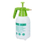 relaxdays Pumpsprühflasche, 1,5 L weiß, grün