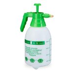 relaxdays Pumpsprühflasche, 2 L weiß, grün