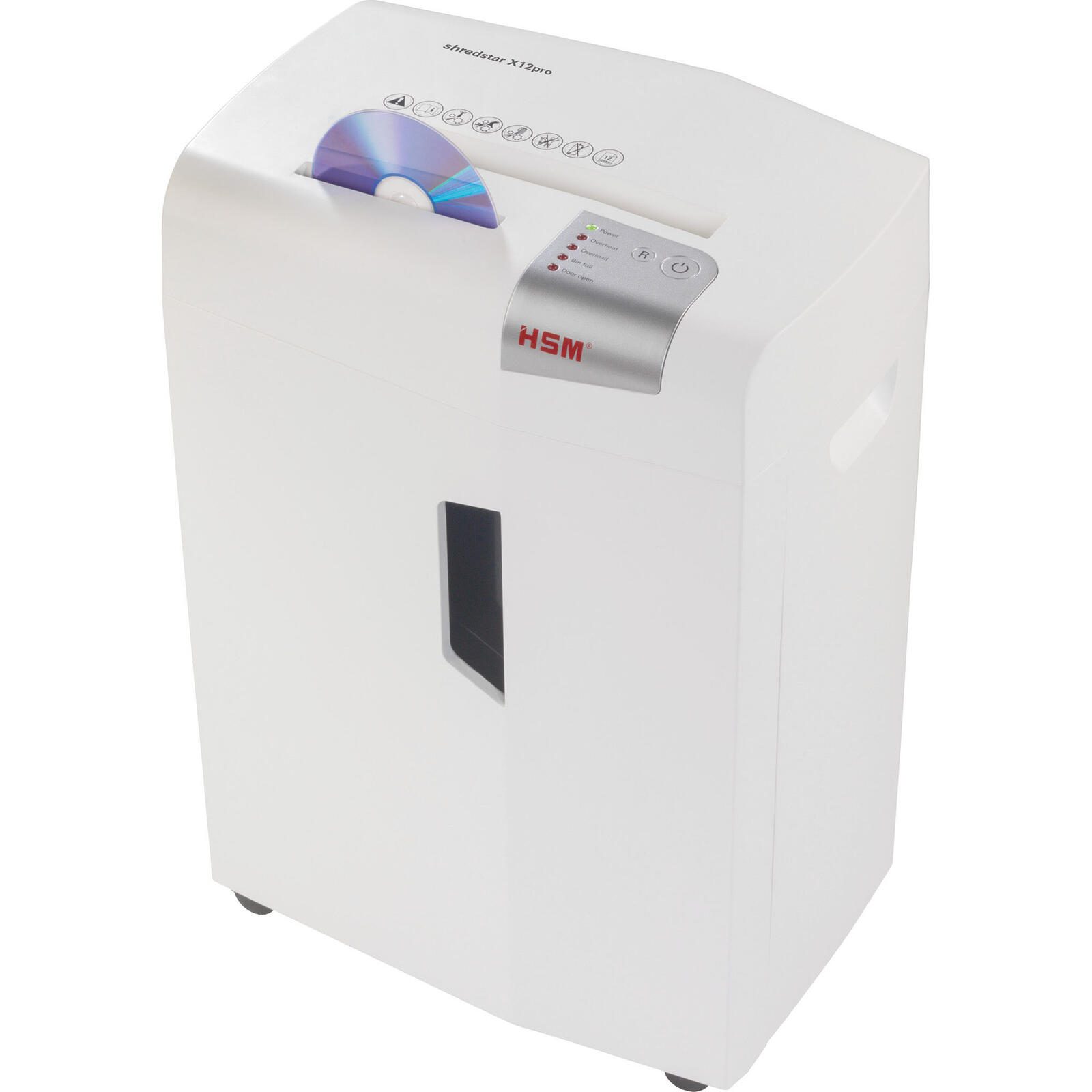 HSM Aktenvernichter shredstar X12pro - Sicherheitsstufe 5 - Partikelschnitt - 2 x 15 mm - 12 Blatt