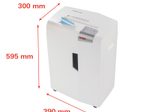 HSM Aktenvernichter shredstar X12pro - Sicherheitsstufe 5 - Partikelschnitt - 2 x 15 mm - 12 Blatt