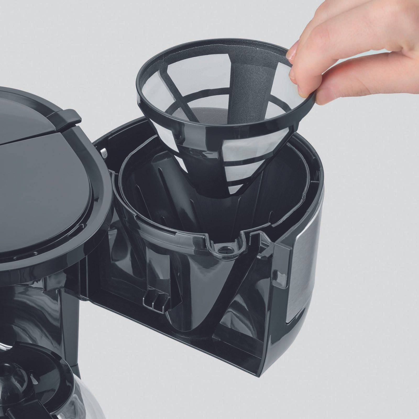 SEVERIN KA4808 Kaffeemaschine silber/schwarz