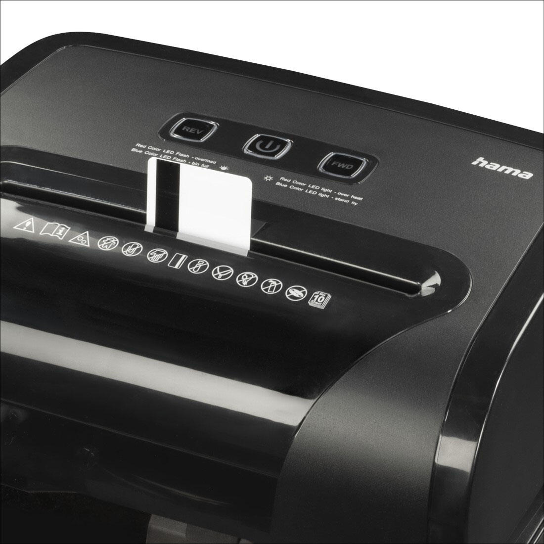 Hama Premium M10+ Aktenvernichter mit Partikelschnitt