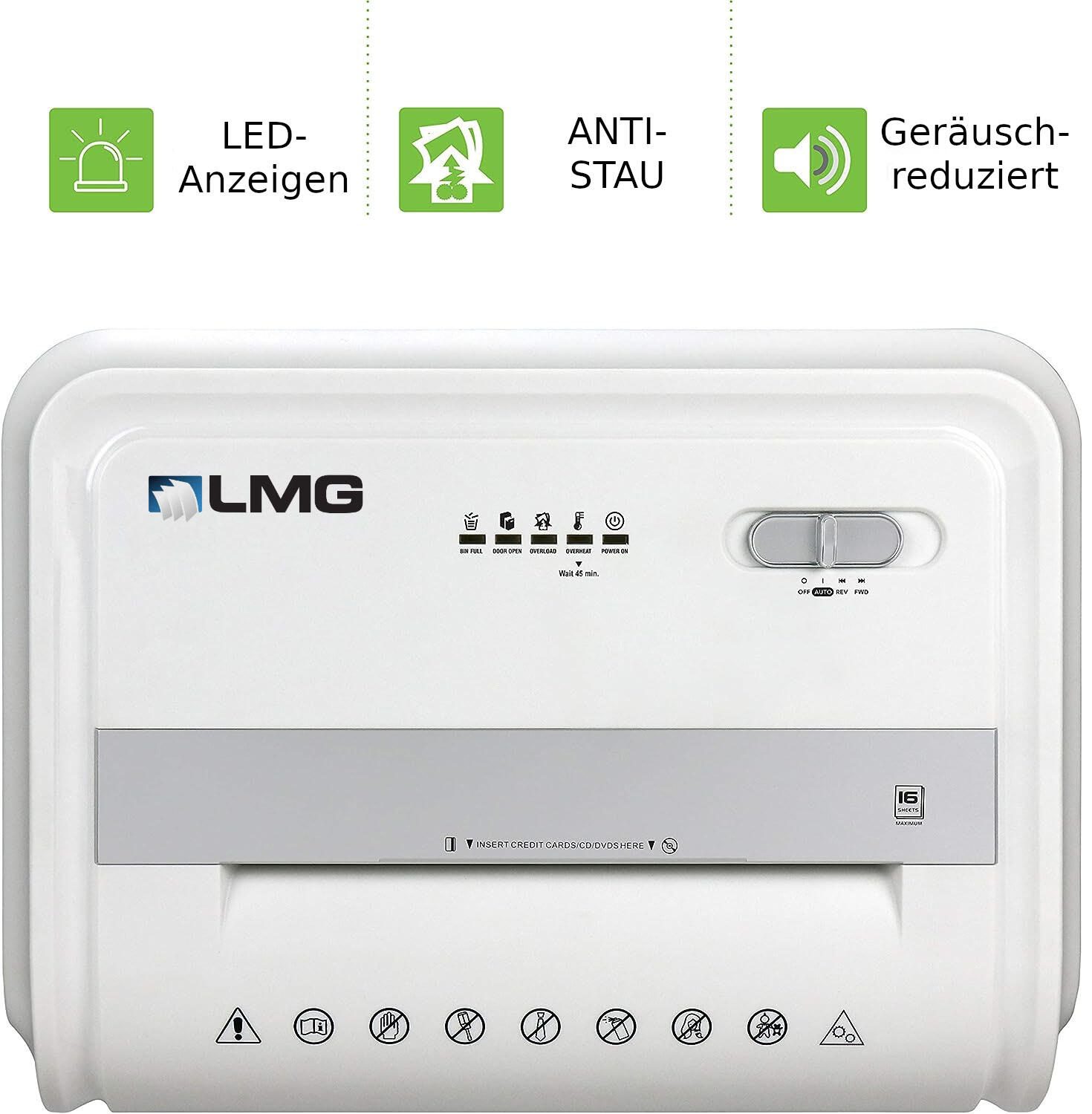 LMG 2280CD Aktenvernichter mit Partikelschnitt