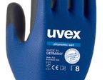 uvex Arbeitshandschuhe phynomic WET 8 blau, anthrazit