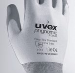 uvex Arbeitshandschuhe phynomic FOAM 7 weiß, grau