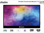 Verbatim Portable PMT-17 Monitor 43,9 cm (17,0 Zoll) schwarz