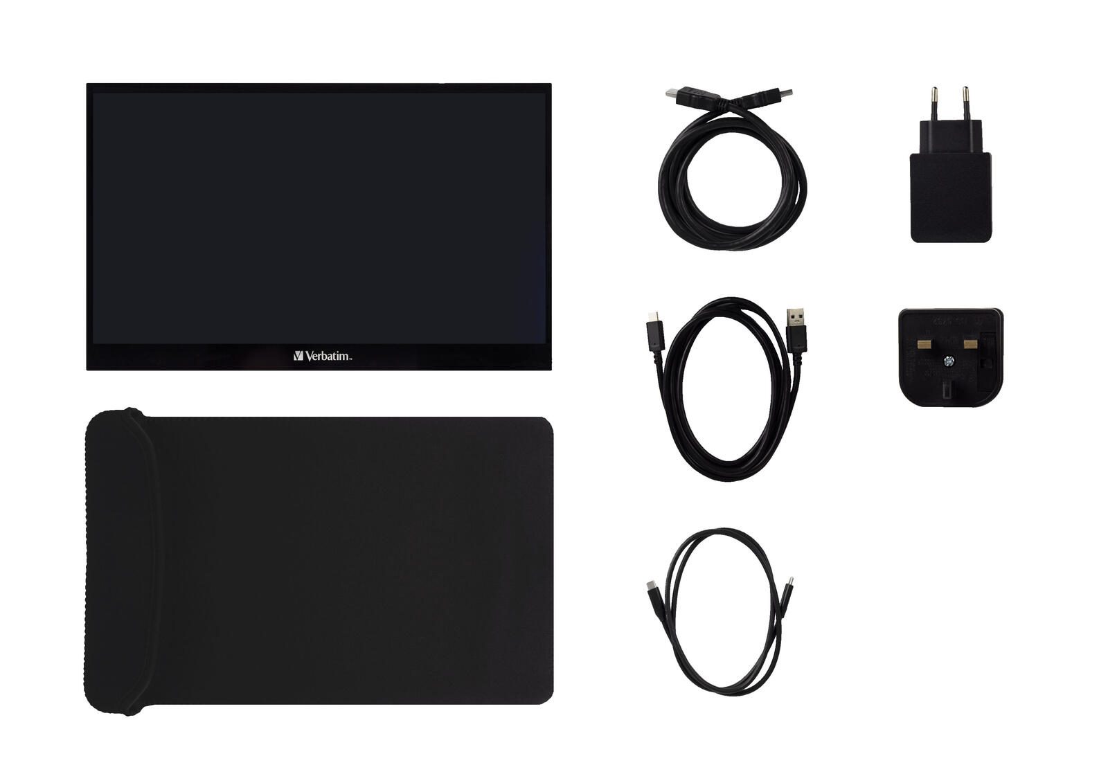 Verbatim Portable PMT-17 Monitor 43,9 cm (17,0 Zoll) schwarz