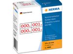 HERMA Klebenummern rot