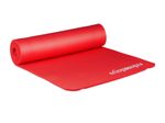 relaxdays Yogamatte rot 60,0 x 180,0 x 1,0