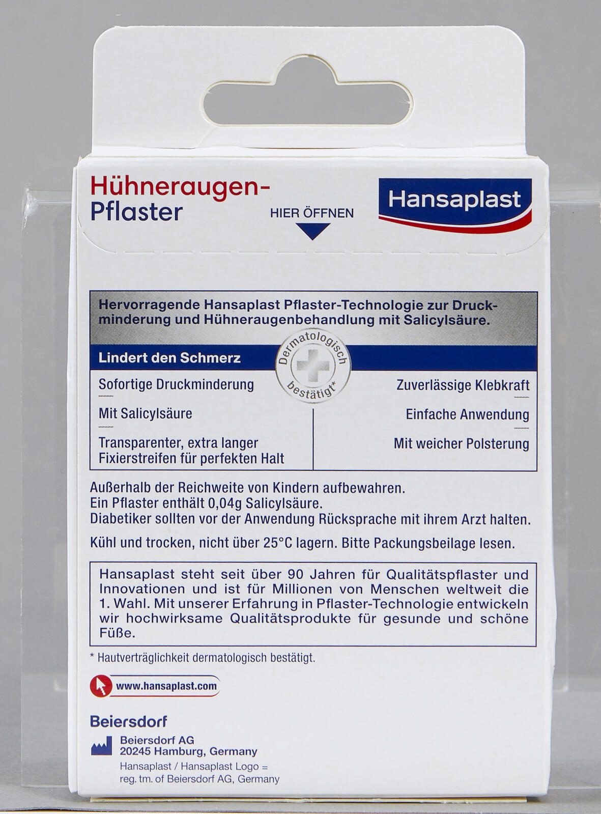 Hansaplast Hühneraugen-Pflaster beige, weiß