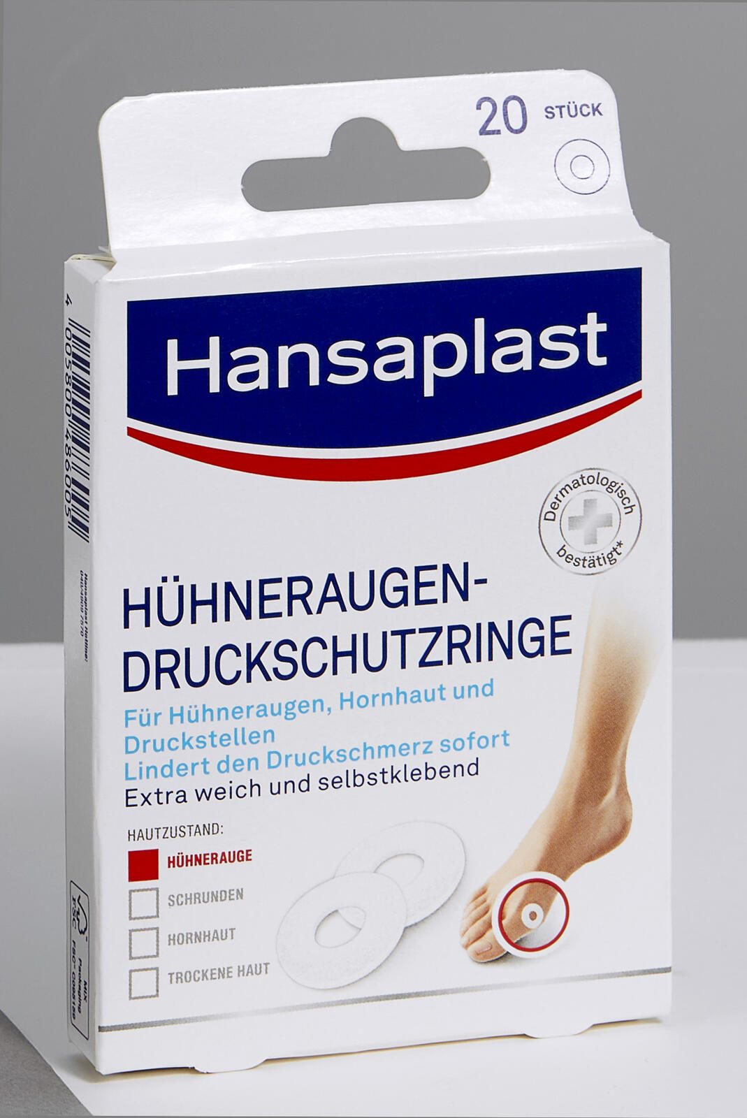 Hansaplast Hühneraugen-Druckschutzringe weiß