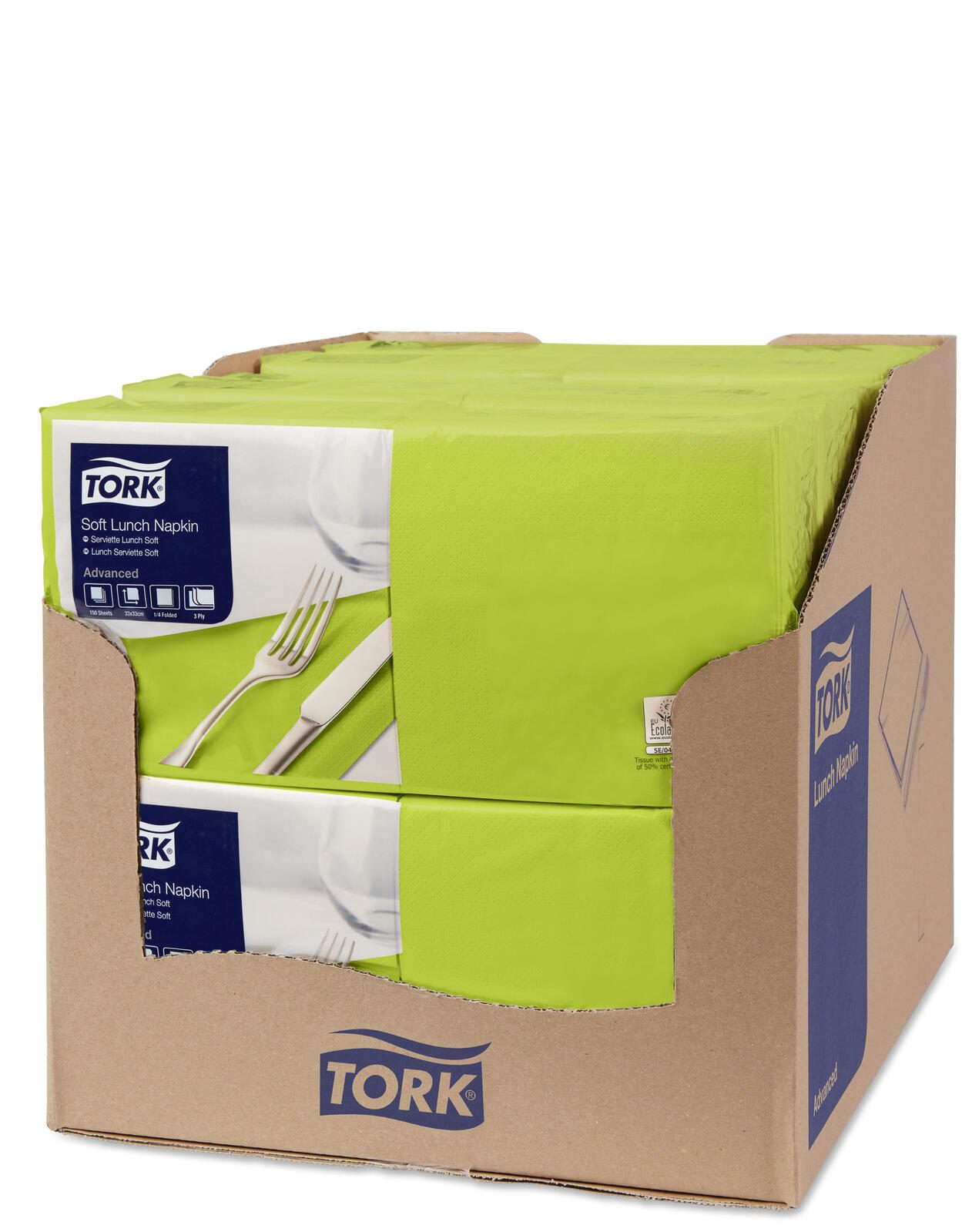 TORK Servietten 32,6 x 33,0 cm 3-lagig limone