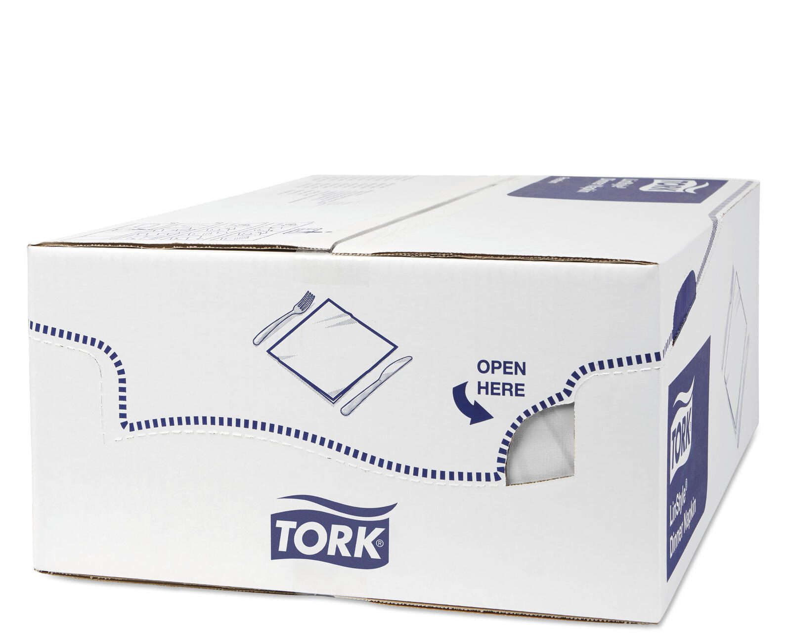 TORK Servietten 39,0 x 39,0 cm 1-lagig weiß