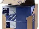TORK Servietten 32,6 x 33,0 cm 3-lagig dunkelblau