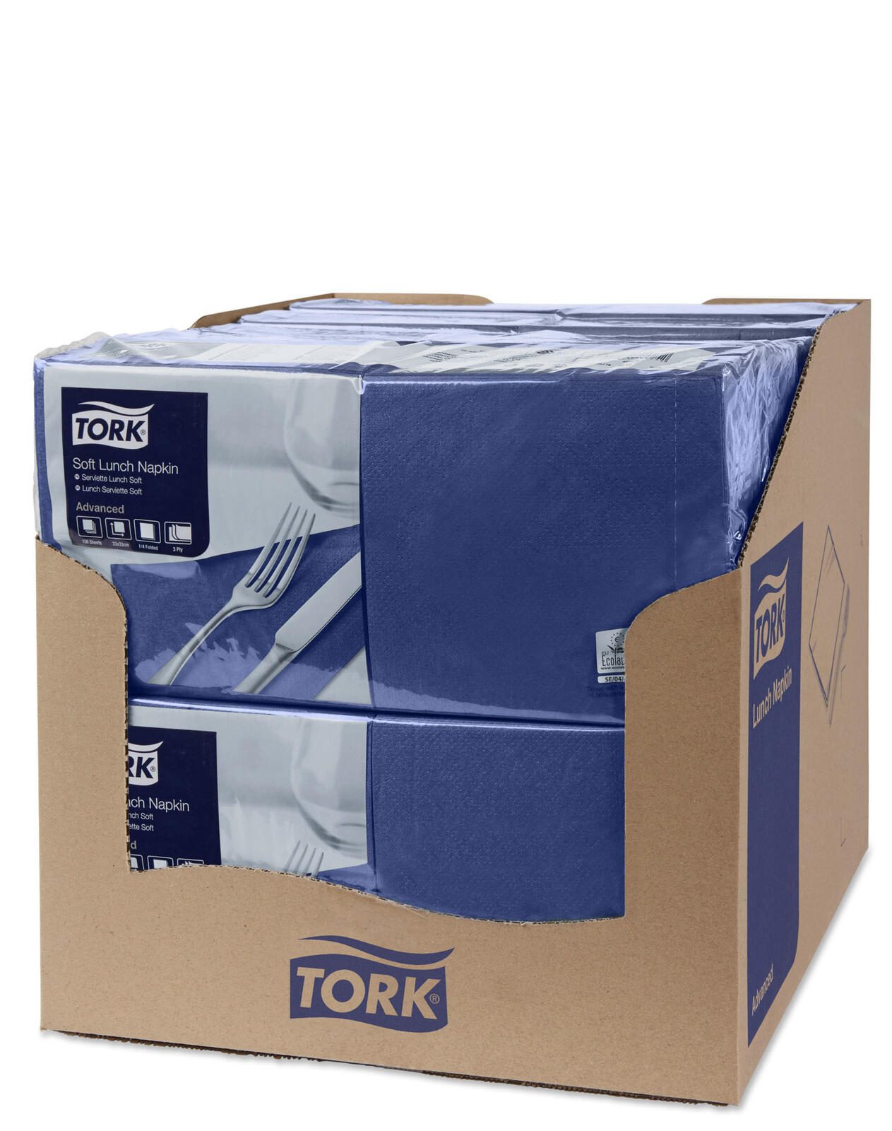 TORK Servietten 32,6 x 33,0 cm 3-lagig dunkelblau