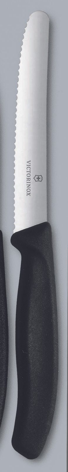 VICTORINOX Gemüsemesser Swiss Classic silber, schwarz
