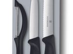 VICTORINOX Gemüsemesser Swiss Classic silber, schwarz