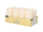 PAPSTAR Stumpenkerzen 10 cm creme