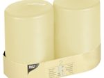 PAPSTAR Kerzen 10 cm elfenbein