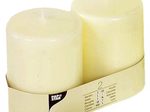 PAPSTAR Kerzen 10 cm elfenbein