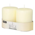 PAPSTAR Kerzen 10 cm elfenbein