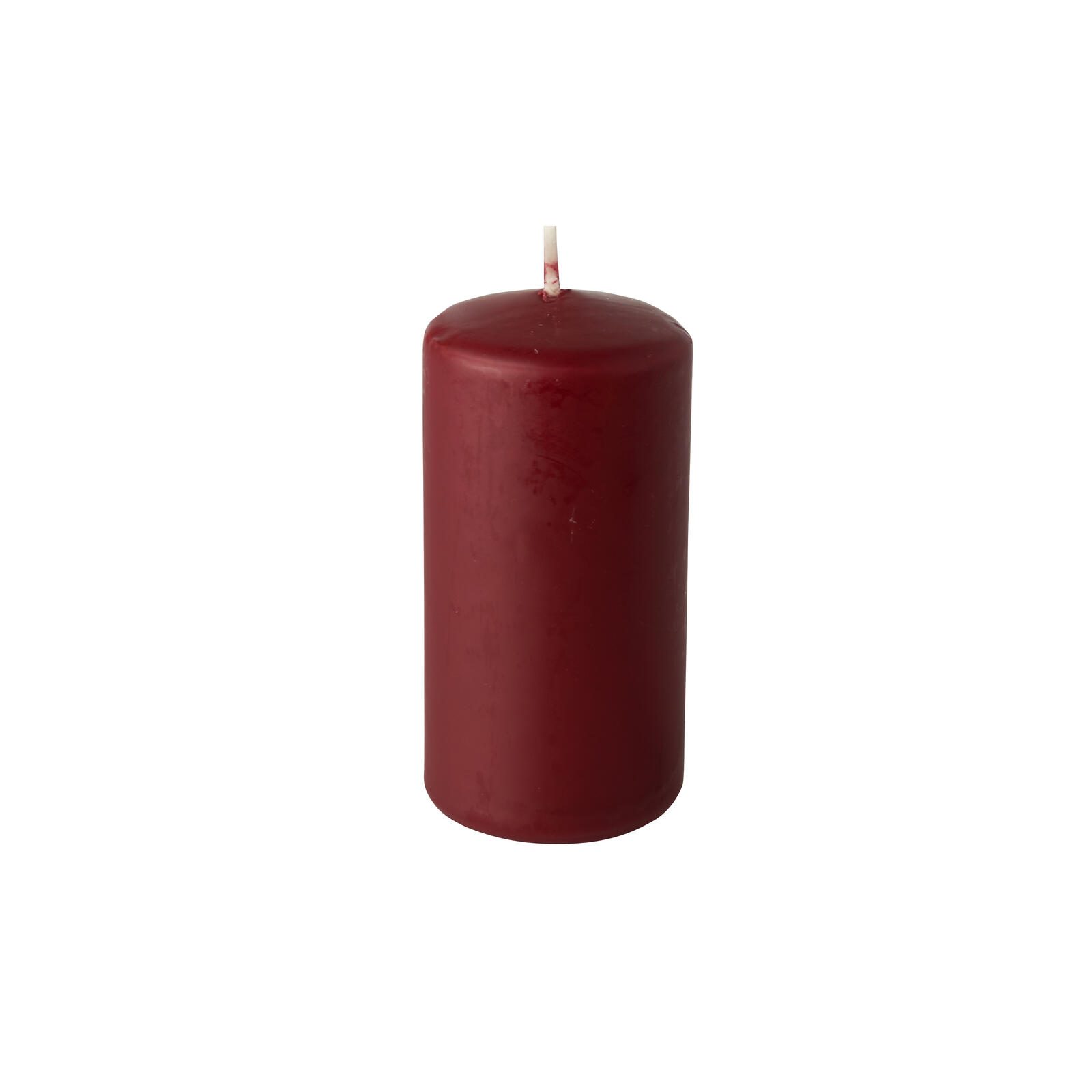 PAPSTAR Stumpenkerzen 10 cm bordeaux