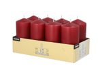 PAPSTAR Stumpenkerzen 10 cm bordeaux