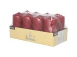PAPSTAR Stumpenkerzen 10 cm bordeaux
